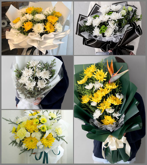 湖北孝感市应城市四里棚街道蒲东社区白事花束代送